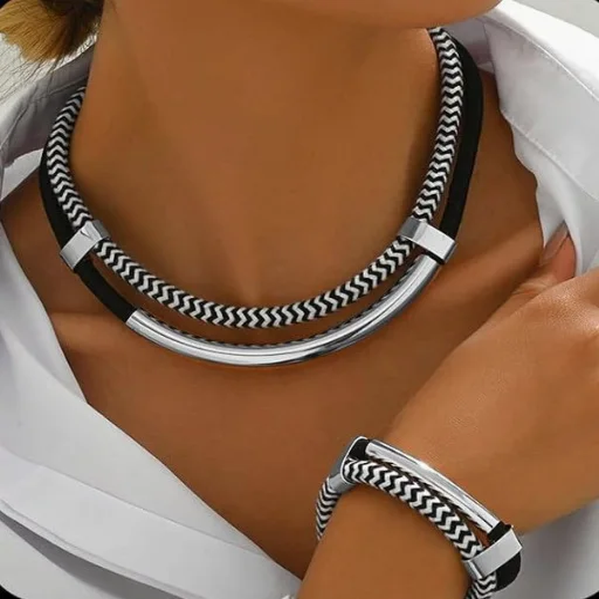 NORIA | Conjunto de joyería de eslabones