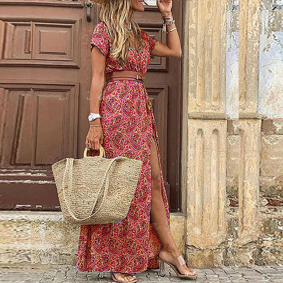 SARAH – Robe longue à l’allure élégante – Noria Paris
